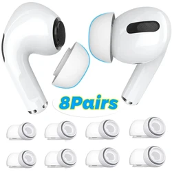 Auricolari in silicone morbido per Airpods Pro 1/2 Custodia protettiva per auricolari con foro di riduzione del rumore Cuscinetti auricolari per Apple Air Pods Pro