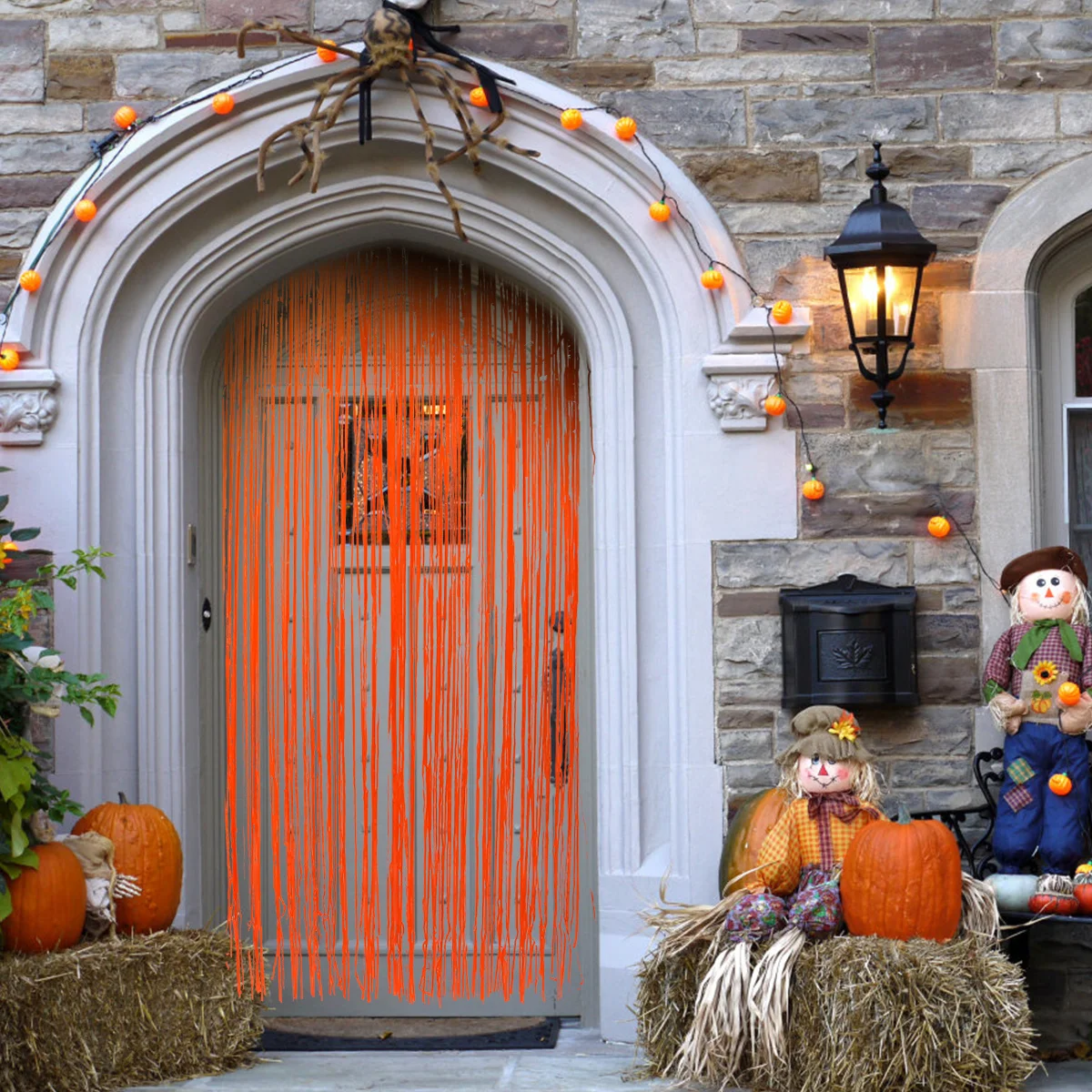 

4pcs Tassel Curtains Shiny Door Curtain For Party Background Decor Props Stage Layout Festive Adornment