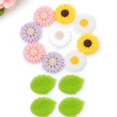 

12pcs Daisy Needle Protectors Colored Silicone Caps Knitting Stoppers Nonslip Tip Covers For Craft Yarn Projects Knitting