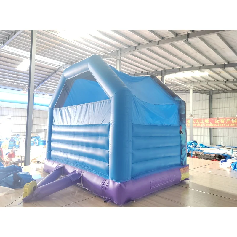 Commercial Colorful Inflatable Bounce House Customized Banners Jumping Bouncy Castle Outdoor Children Inflatable Castle for Sale