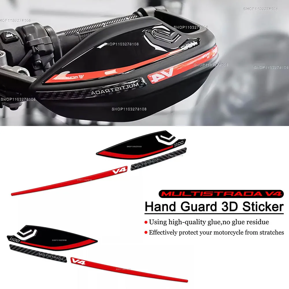 

For Multistrada v4 v4s Motorcycle Handguard Protection 3D Sticker motorcycle accessories 3d stickers
