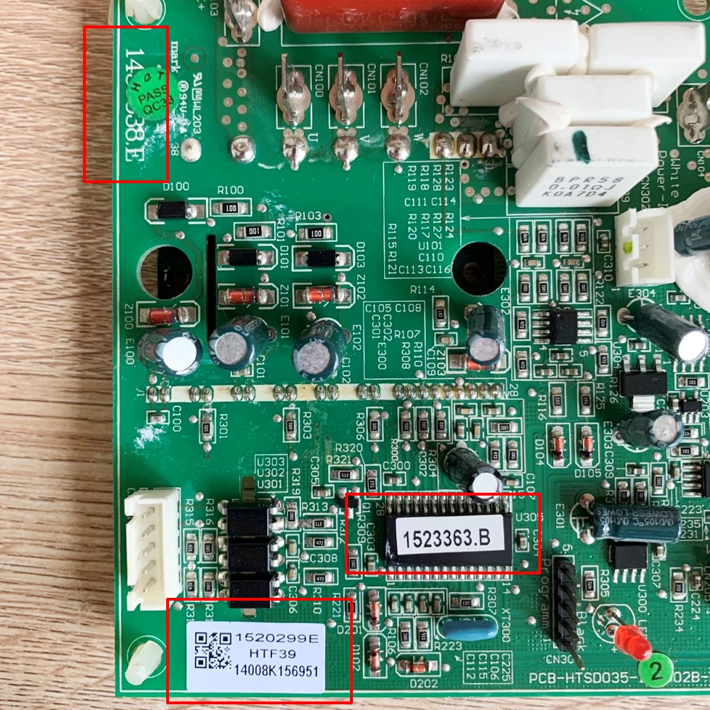 เมนบอร์ดต้นฉบับโมดูลควบคุม PCB 1439538 .อี 1520299 อี 1523363 .B สําหรับเครื่องปรับอากาศ