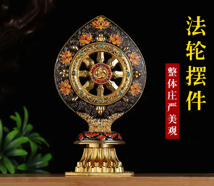 Wholesale Buddhist articles #large HOME efficacious Protection # Tibetan Nepal Buddhism Tantric ritual gilding buddha statue