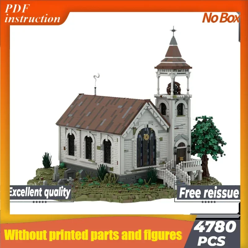 

Рождественская популярная игровая модель Moc Building Bricks Western Redemption Church Technology Модульные блоки Подарочные игрушки Наборы «сделай сам» Сборка