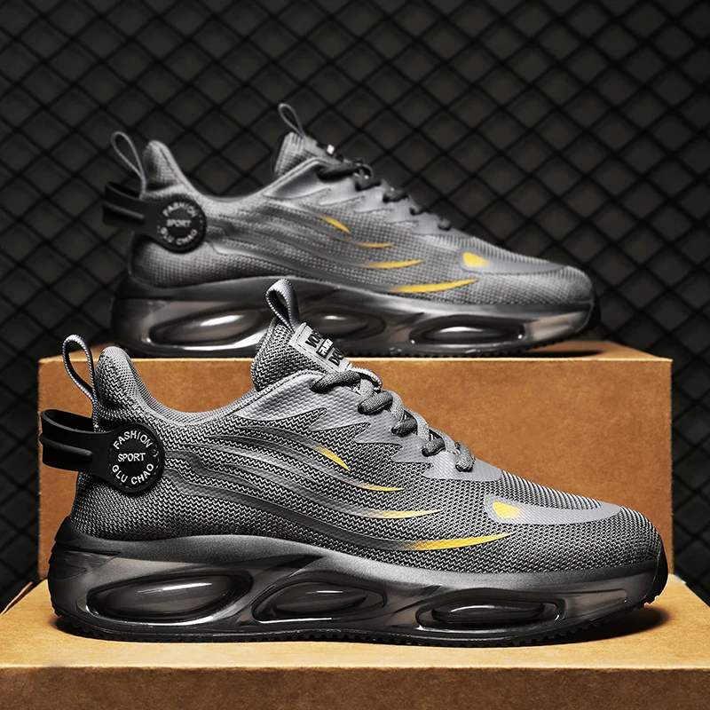 YRZL Mens Running Shoes Lightweight Breathable Non Slip Walking Shoes Men Sports Sneakers Athletic Trainers for Workout Jogging