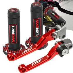 For HONDA CRF CRF250L CRF 250L 2012-2017 Motorcycle Brake Clutch Levers Handlebar Grip Handle Set With LOGO 2013 2014 2015 2016