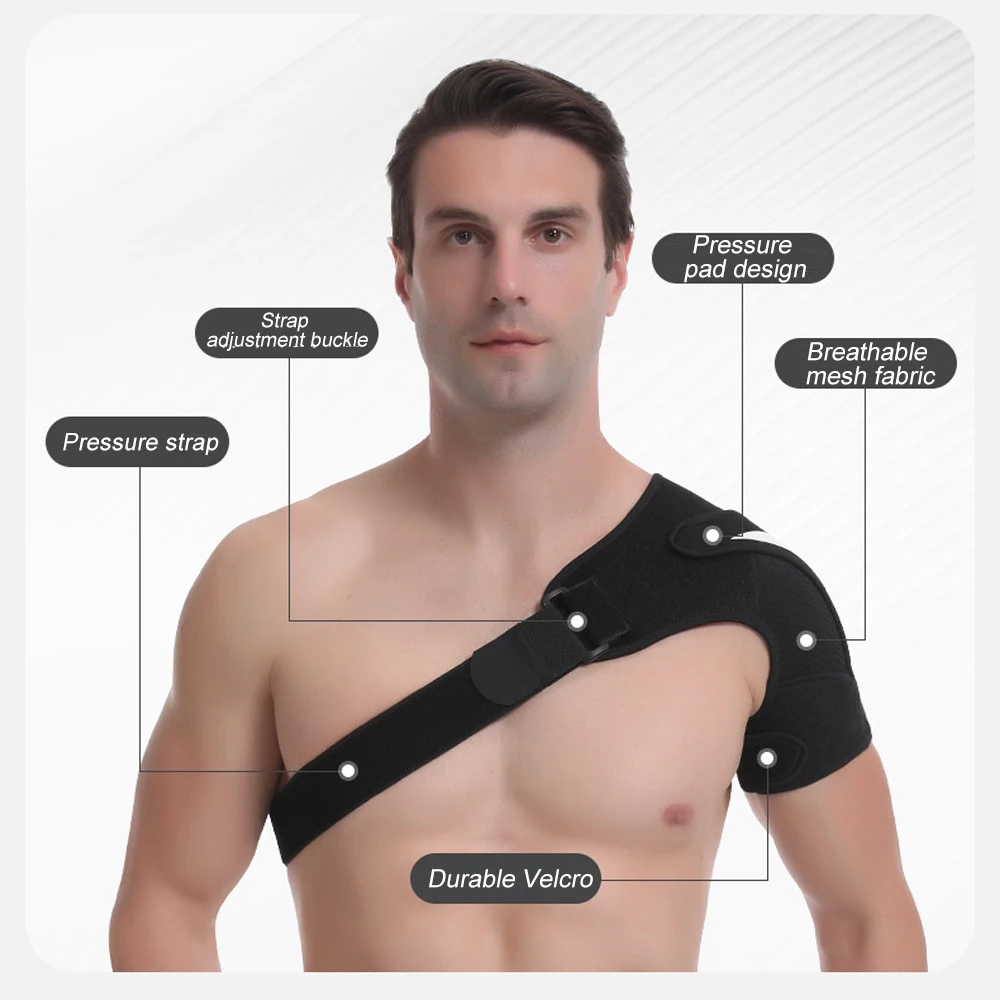 Compression Shoulder Brace Sleeve Women Men Tendonitis Shoulder Splint Protector Joint Pain Relief Shoulder Rotator Cuff Brace