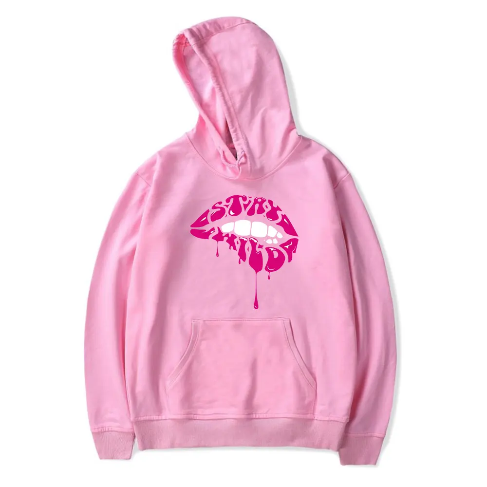 

Ben Azelart Stay Wild Lip Vintage 90s Hoodie Unisex Harajuku Hip-hop Streetwear Fashion Sweatshirt Spring and Autumn Outwear