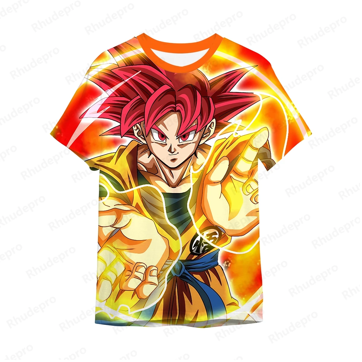 เสื้อยืดแฟชั่นอนิเมะดราก้อนบอลเสื้อยืดผู้ชายเสื้อยืดลาย vegeta goku เสื้อ2024โอเวอร์ไซส์ฮิปฮอป