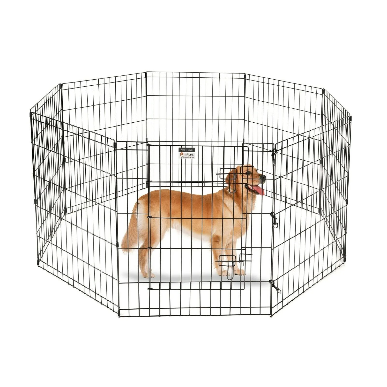 

Durable Portable Pet Playpen for Dogs Puppies Outdoor Indoor 8 Panel Fence 30 inch Foldable Dog Gate Enclosure Yard Kennel