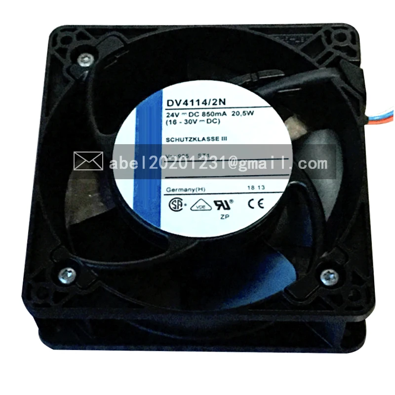 BRAND NEW DV4114/2N 24VDC ORIGINAL COOLING FAN 12038 120*120*38MM