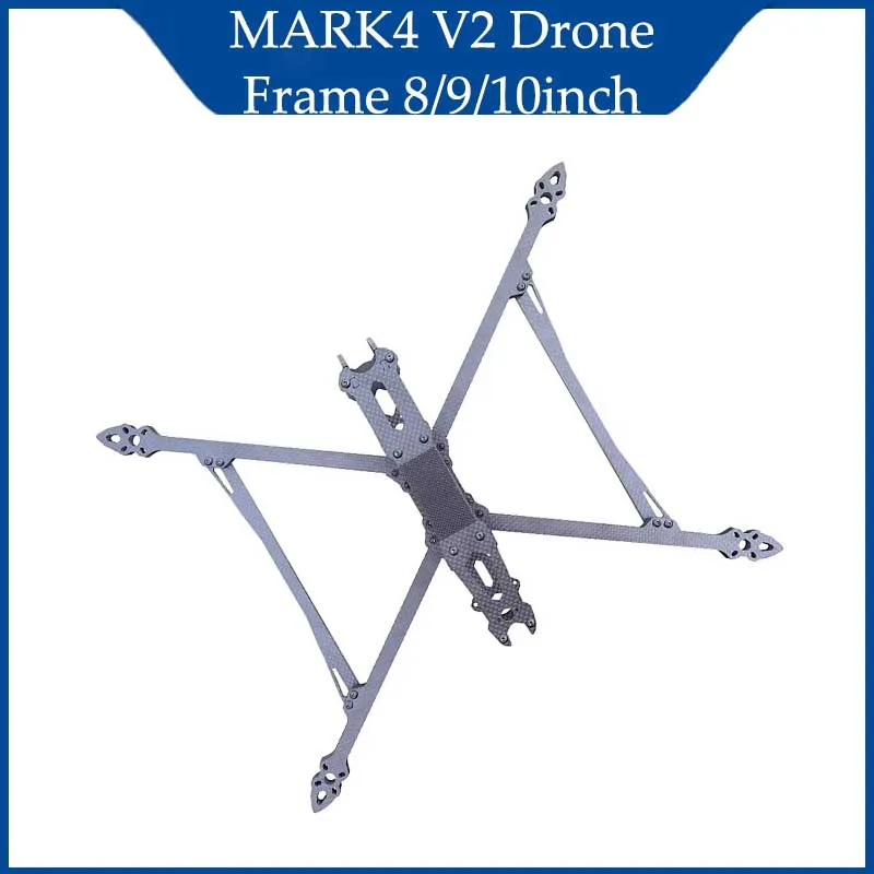 

B-CUBE MAK4 V2 8/9/10-дюймовый FPV Дрон Рама из углеродного волокна для FPV Фристайл Дистанционное управление Гоночный дрон Квадрокоптер RC Запчасти