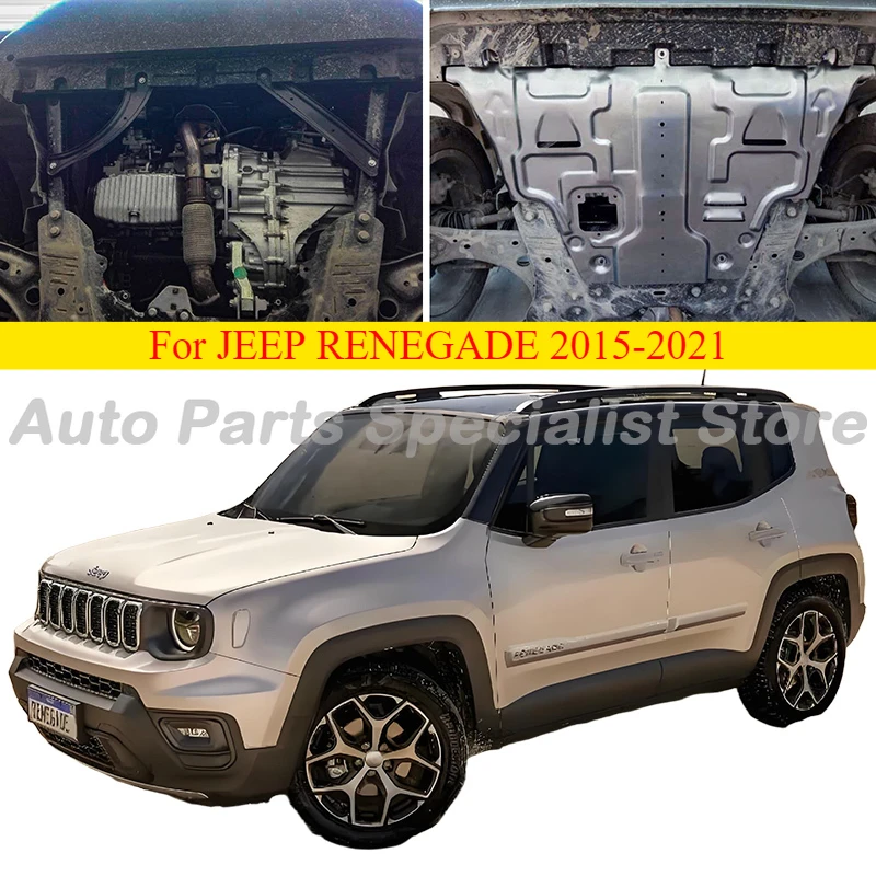 

New Higher Quality Black Under Engine Guard Mudguard Board Splash Shield Mud Fender Plate Panel For JEEP RENEGADE 2015-2021