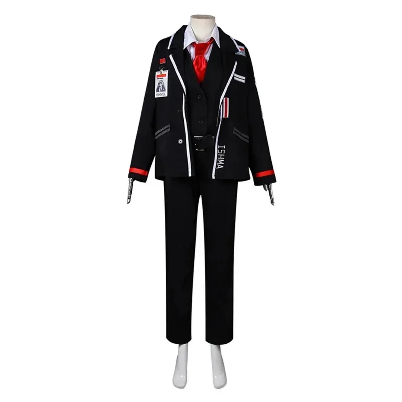 Limbus Company Uniform Ishmael Faust Yi Sang Cosplay Costume for Men Women Top Pants Coat Full Set Halloween Carnival Party Suit