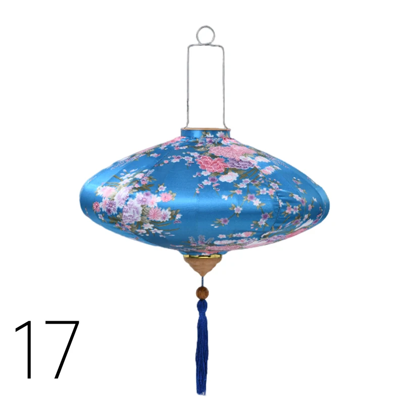 

Japanese Style Retro Hanging Lantern Satin Silk Palace Lantern Restaurant Pub Chinese Traditional Festival Wedding Party Decor