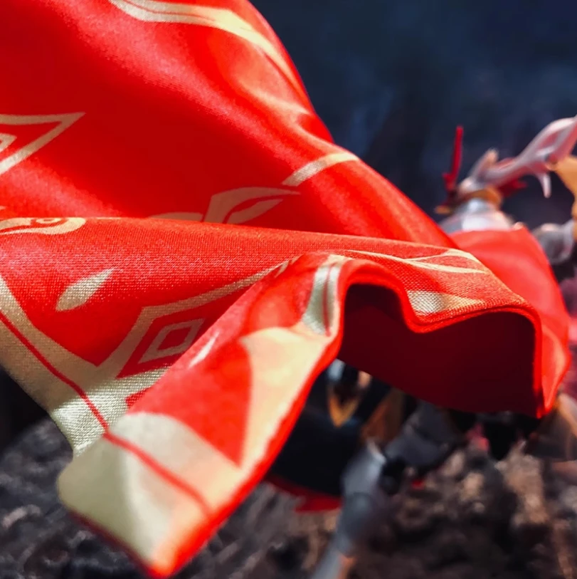 

【Только одежда】Двусторонний красный плащ ручной работы 1/12 «Красный Лотос» для фигурок Chaos Knight и Beast Knight, аксессуар для фигурок FRS