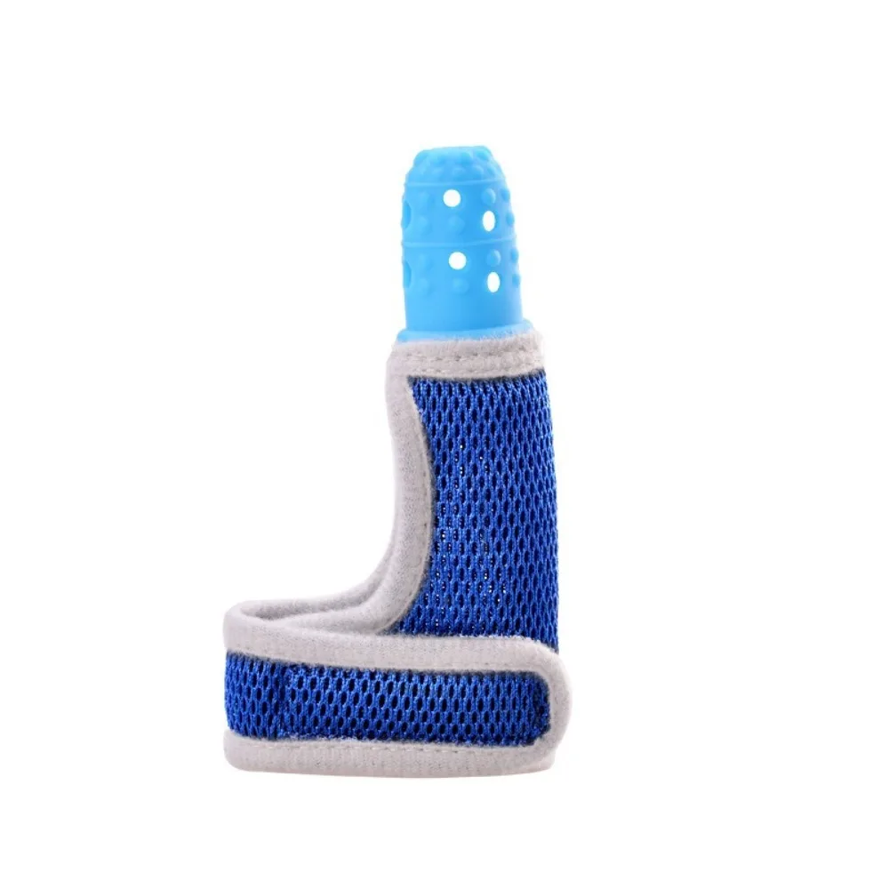 New Model Baby Silicone Teeth Grinding Finger Cover Breathable Thumb Cover Teether Child Anti Biting Hands Sensory Comfort