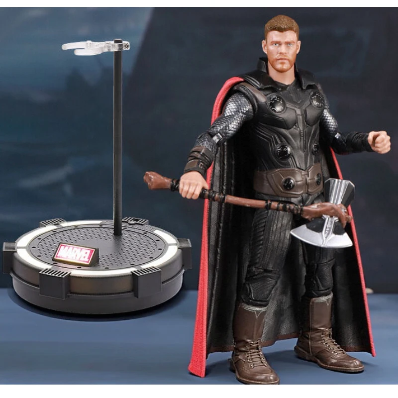 ZD Toys Hammer Super Hero Action Figure 7in 18cm Articulated Joint Model Kids Birthday Gift Desktop Ornament