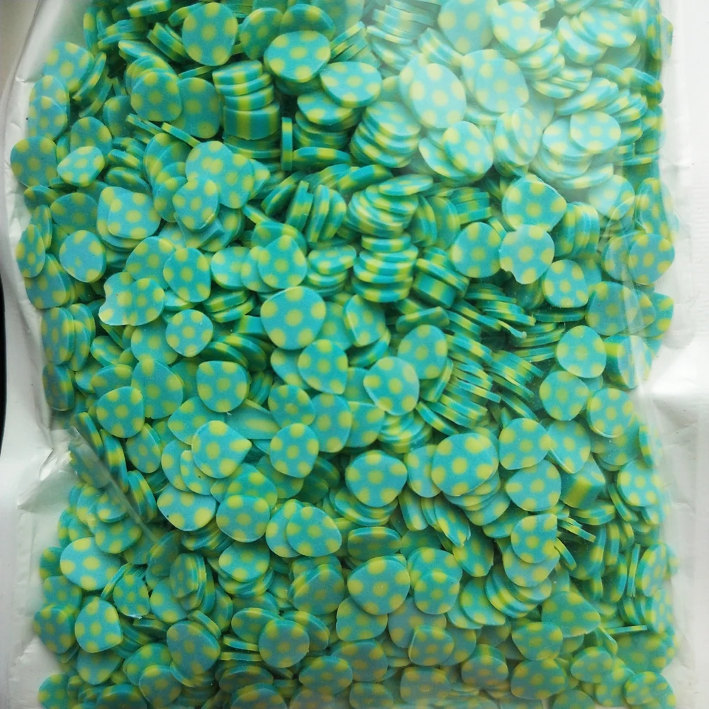 50g/Lot Easter Eggs Polymer Clays For Easter Day DIY Crafts Plastic Klei Mud Particles Slices For Slime Filler Accessories
