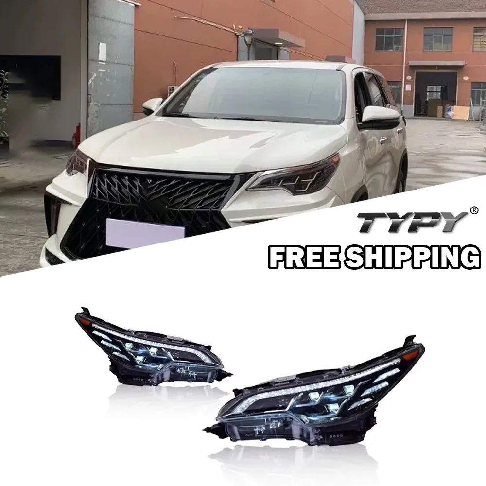 

Автомобильные Налобные фонари для Toyota Fortuner 2016-2020, модифицированные аксессуары для автомобиля