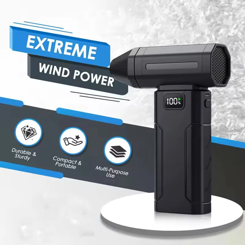X8 Brushless Turbo Jet Fan Blower 150000RPM Powerful Electric Air Blower Vacuum Dust Cleaner Portable Dust Cleaner Violent Fan