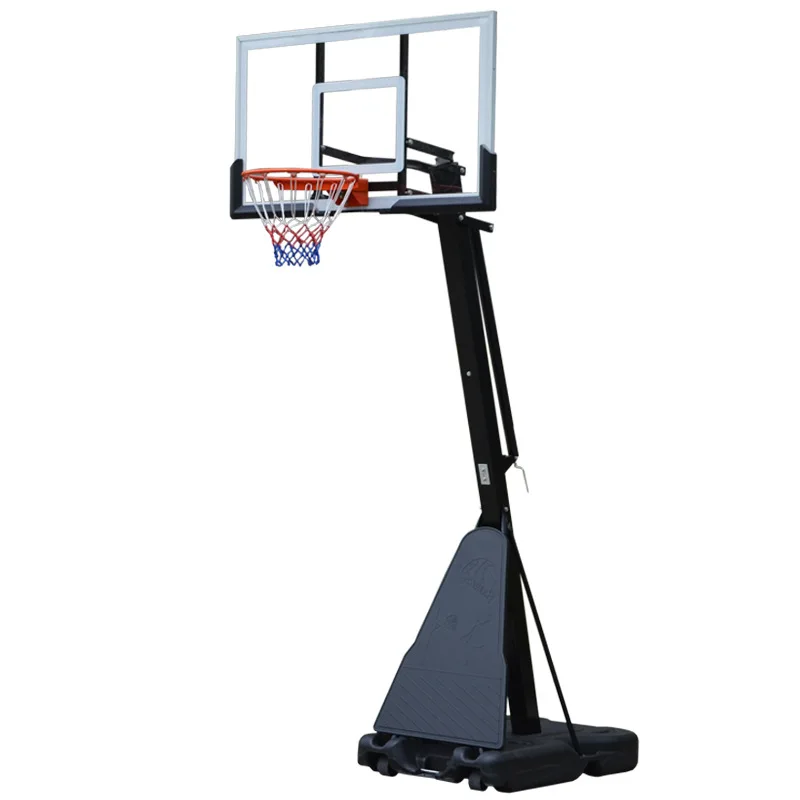 

Basketball stand Outdoor household Adult movable lifting blue frame, indoor children and adolescents dunk shooting