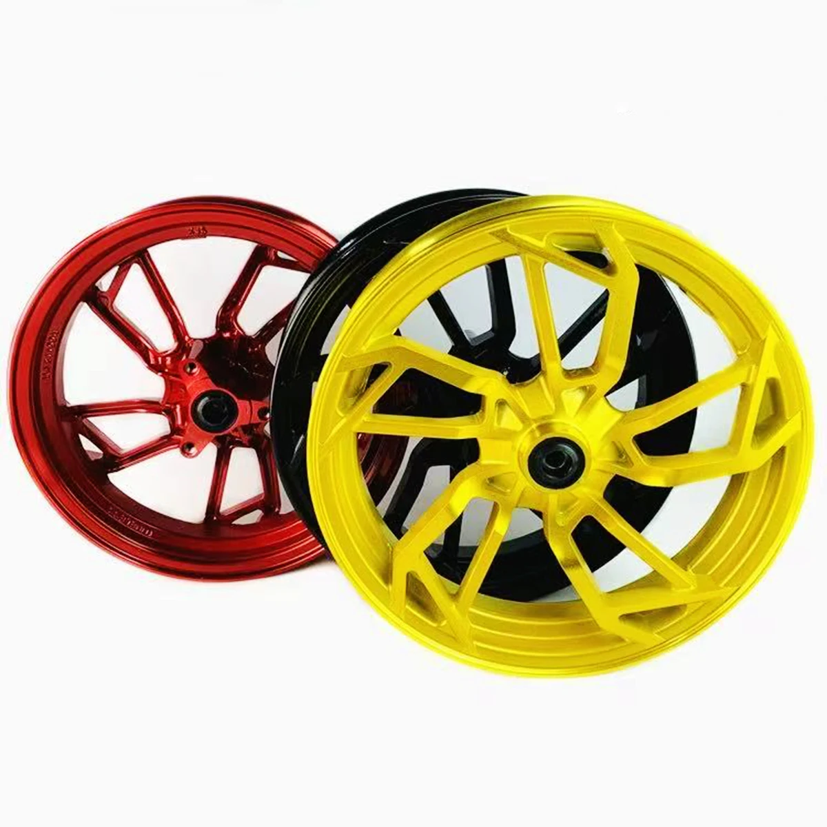Universal 12*2.5 Motorcycle Y-type Modified Front Wheel Rims For CygnusX BWS RSZ Little Monkey Niu n1s/U+ Ninebot