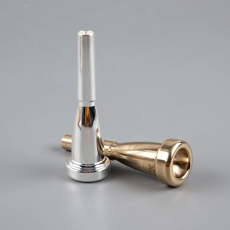 Professional Trumpet Mouthpiece Meg 3c/5c/7c Size for Bach Beginner Musical Trumpet Accessories Parts or Finger Exerciser