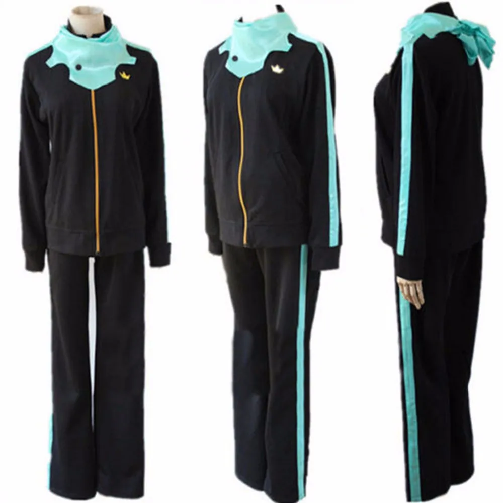 Anime Noragami Stray God Yato men Cosplay Costume sport Outfit pantaloni sciarpa intero Set uniformi di Halloween