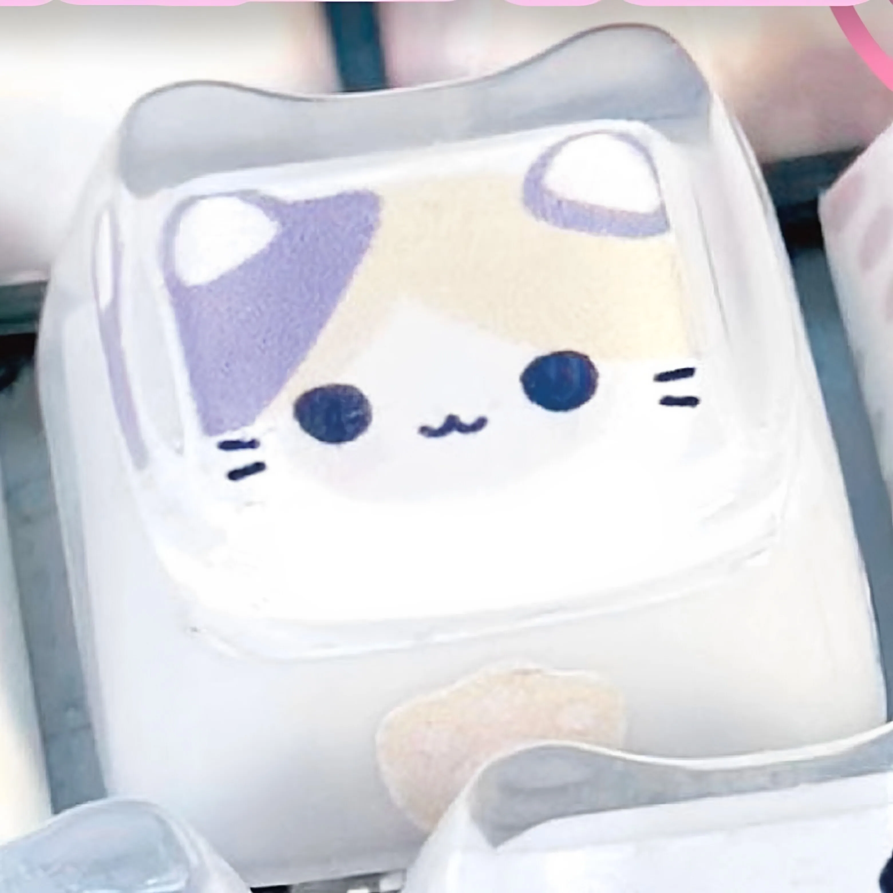 

Meow Meow Face WASD Key Cute Personality Epoxy Cute Big Face Keycap