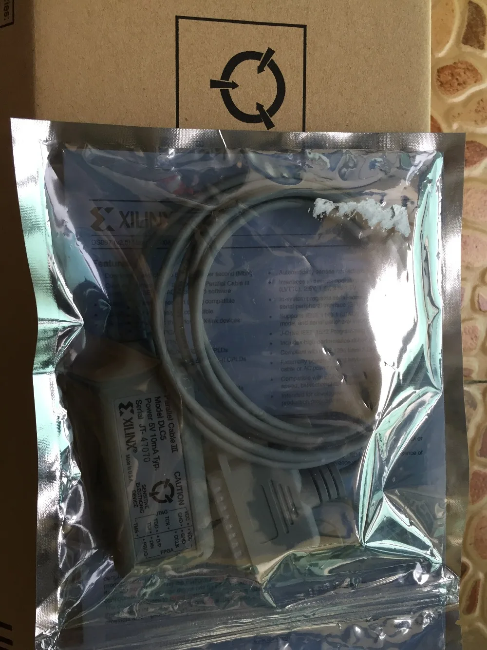 Burner Parallel Cable III DLC5 Parallel Port JTAG Downloader HW-PC-III