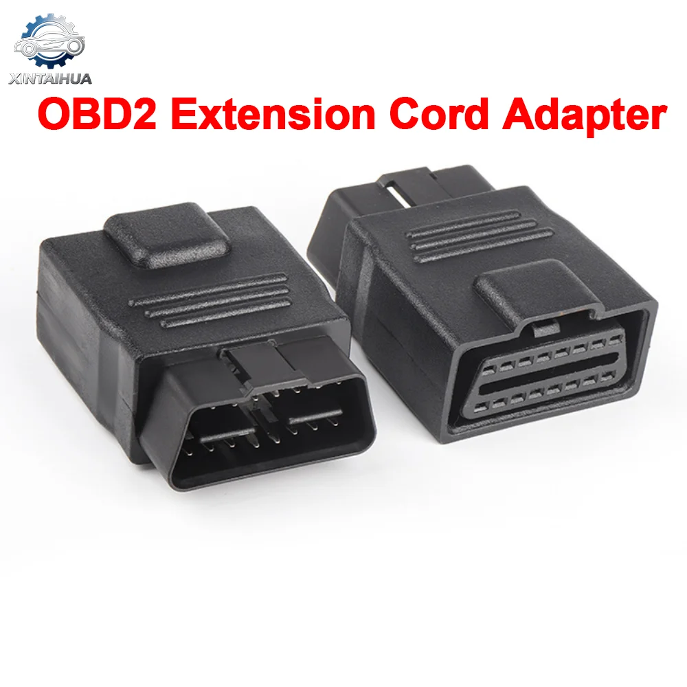 Male to Female OBD2 Extension Cord Adapter Car ELM327 OBD2 16Pin Car Tester Plug 16Pin Extension Plug OBD II Connector