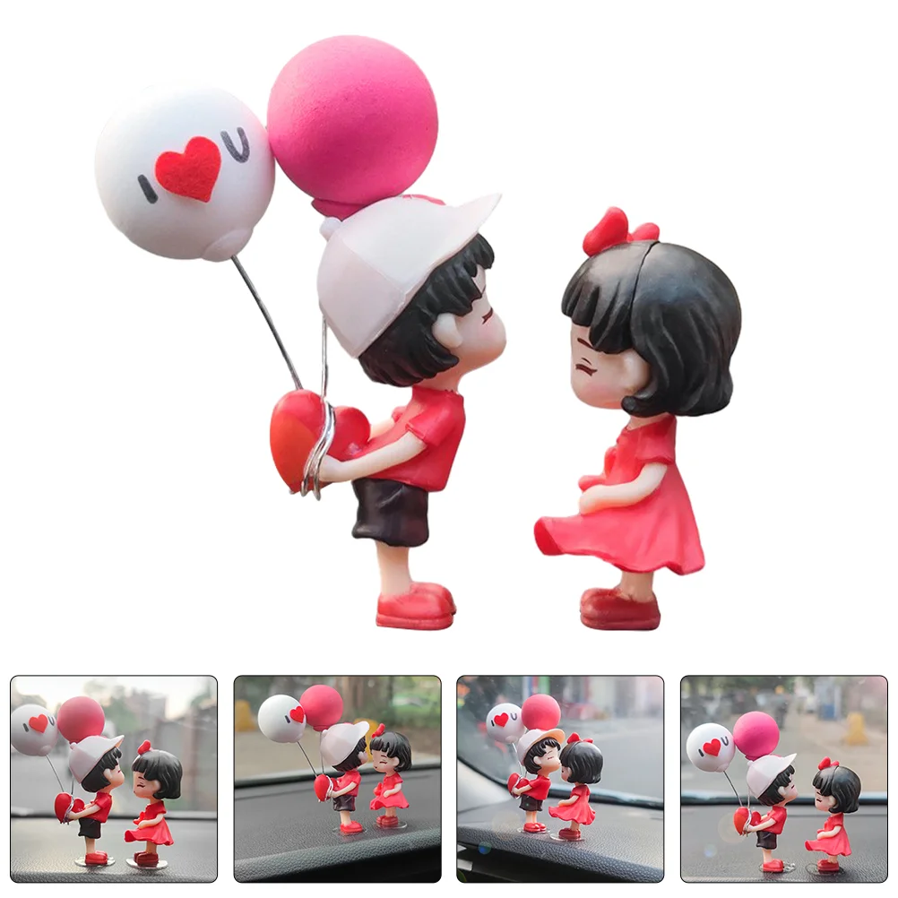 Car Ornaments Statue Decoration Interior Birthday for Friends Female Aesthetic Resin Figurines