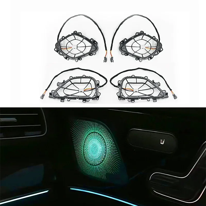 64 Colours LED Skylight Lights for Mercedes Benz W167 GLE GLS AMG GLE53 Car Interior Multicolor Ambient Light Sunroof Lamp Refit