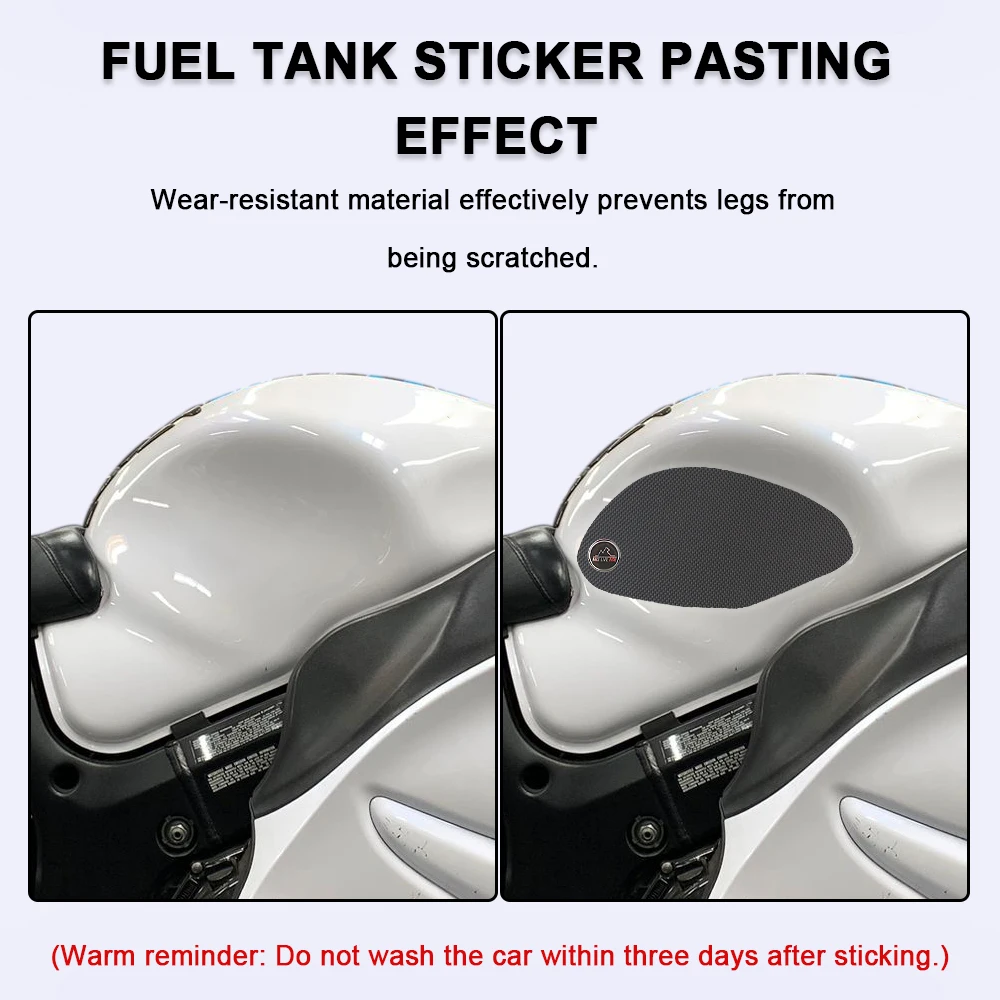 Motorcycle Side Tank Pad Protector For Suzuki GSX1300R Hayabusa GSX 1300 R GSX-R 1300 2008 2009-2015 Knee Grip Decal Accessories