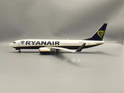 1:85 Scale 47cm Model Aircraft Ryanair Ireland B737-800 DieCast Resin Airplane With LED Lights Collection Display Toys Gifts