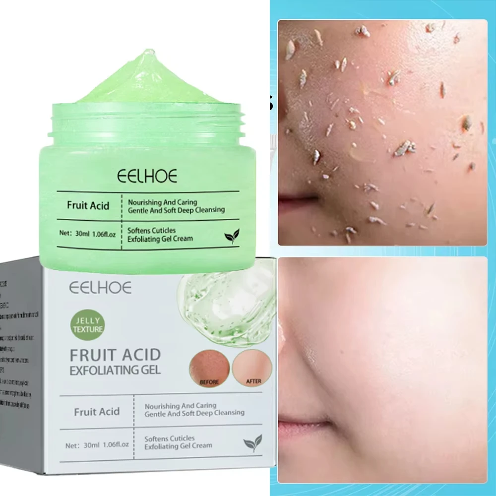 Fruit Acid Exfoliating Deeply Cleanses Pores Blackheads Acne Brightens Skin Radiant Complexion Moisturizing Brightening