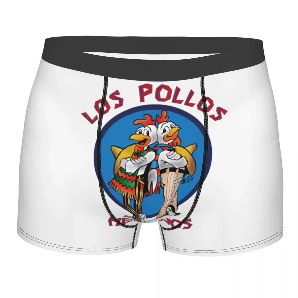 Custom Hermanos Underwear Men Stretch The Chicken Brothers Boxer Briefs Soft Underpants