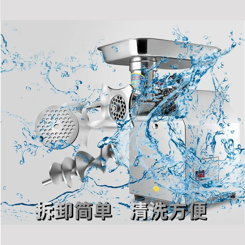 

Commercial Meat Grinder Electric Mincer machine Meat cutter machine Desktop Sausage Stuffer