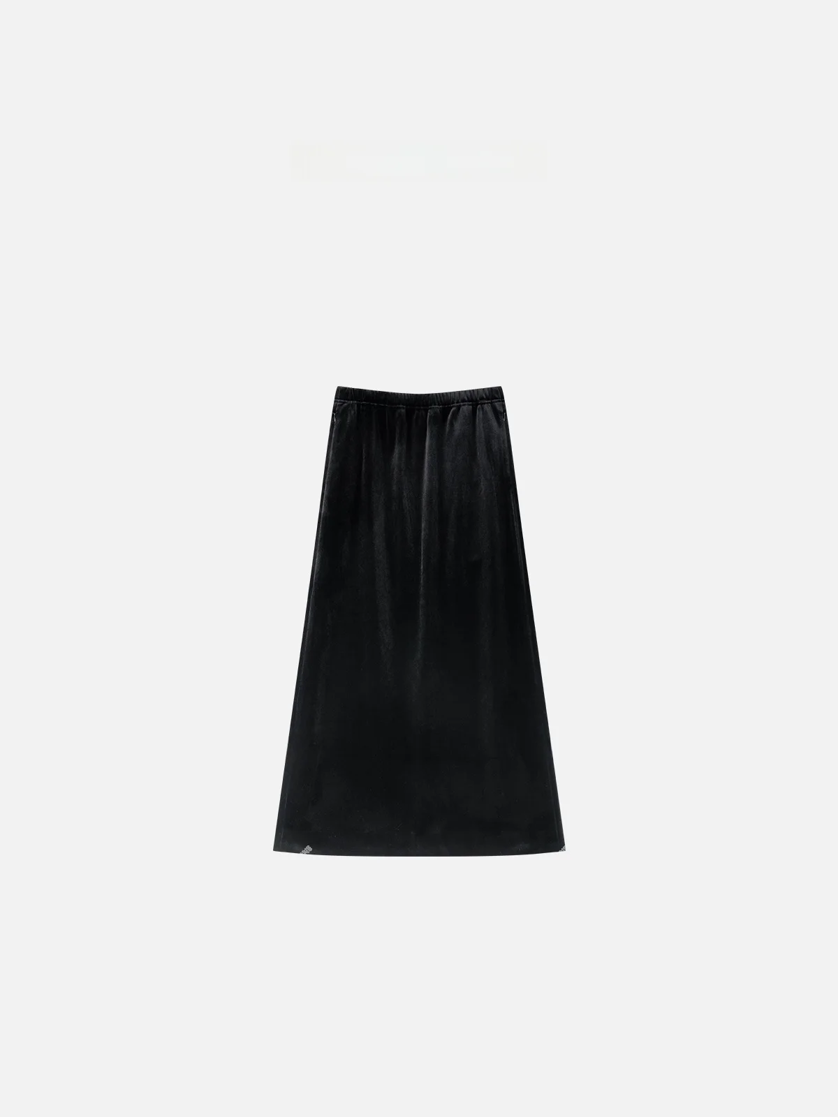 

Zone Velvet Wrap around Skirt Ele Street Sle mid Waist A-Line Skirt Polyester Blend Spring Summer New Arrival