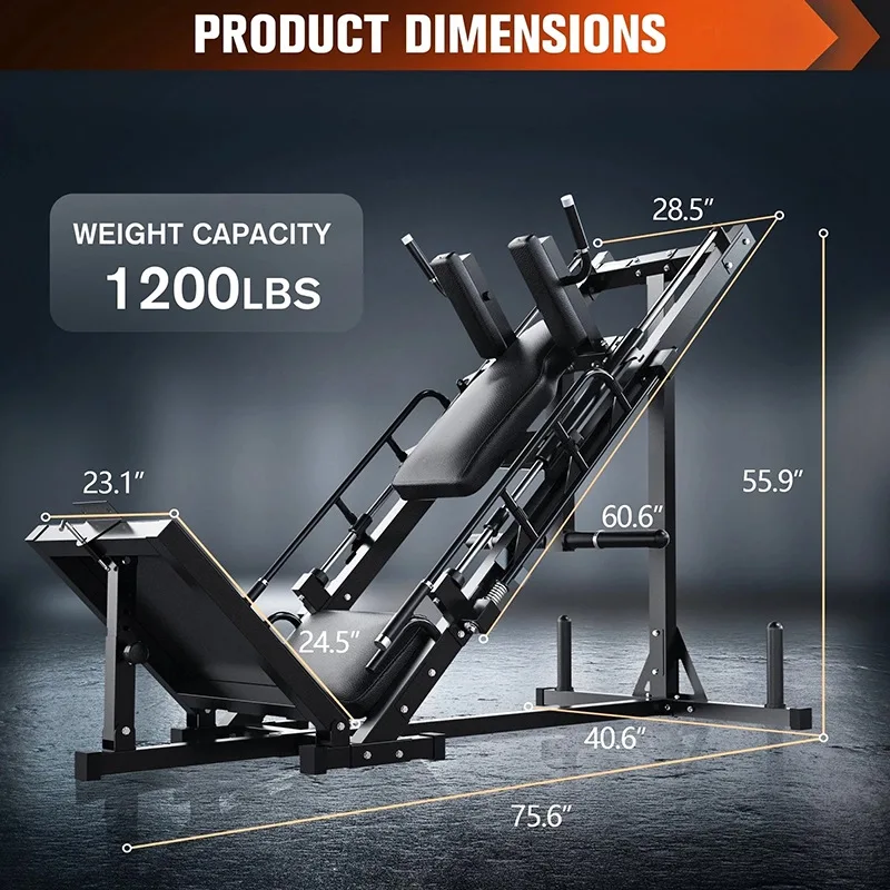 Multi-function Fitness Equipment Exercise Gym PhysiotherapyBodybuilding Huck reverse pedal machine Squatting machine Leg trainer