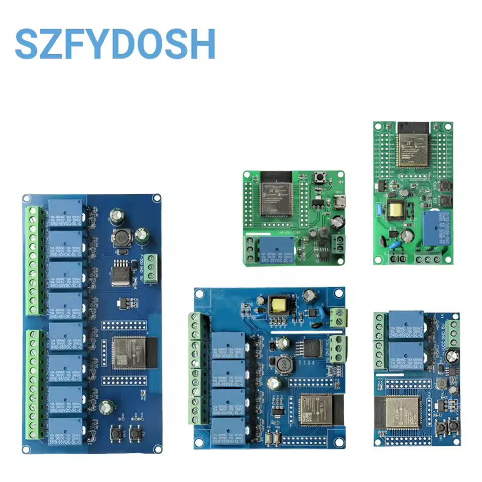 1/2/4/8 Channel WIFI Bluetooth-compatible BLE Relay Module AC90-250V/DC5-30V Power Supply for ESP32 Development Board