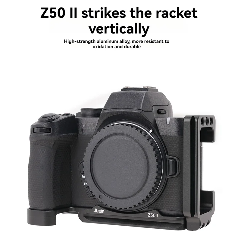 -A14E Jlwin Z50II قبضة يد عمودية سريعة الإصدار على شكل حرف L لنيكون Z50 II مع مرفق حامل ثلاثي القوائم للكاميرا