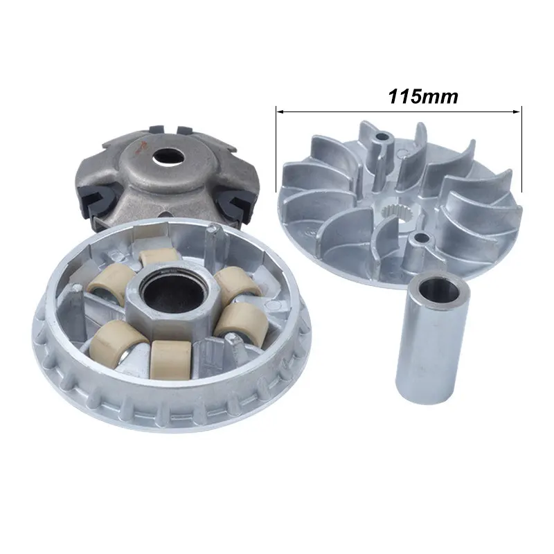 Motorcycle Drive Face Clutch Variator Drive Pulley Assembly for Honda JOYING WH125T-3 WH125T-5 Cruising WH125T-6 WH125LZ  STREAM