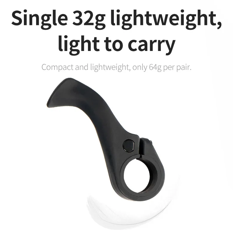 مقابض إبهام الدراجة الجبلية، ملحق مقود مريح FRP خفيف الوزن لتخفيف التعب وركوب الدراجات الهوائية #6