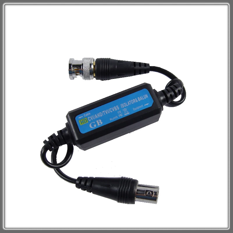 For 2MP 3MP 4MP  GB106A 200M Range For HD CVI/AHD/TVI Twisted BNC CCTV Passive Transceivers Cat5 CCTV UTP Video Balun IPC