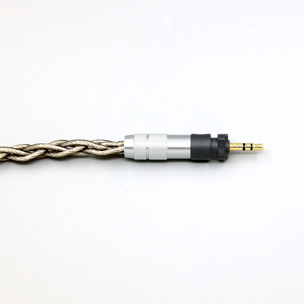 99% Pure Silver + Graphene Shield Earphone Cable For Shure SRH840 SRH940 SRH440 SRH750 Philips SHP9000 SHP8 LN007967