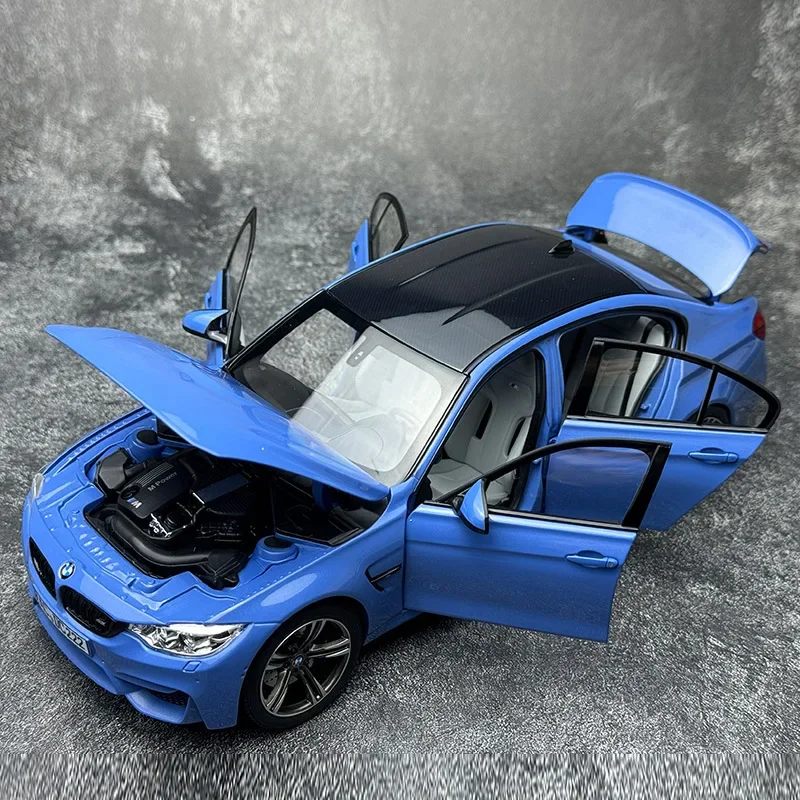 Norev 1:18 BMW M3 F80 fifth generation alloy static model, children's collection of display toys, holiday gifts for children.