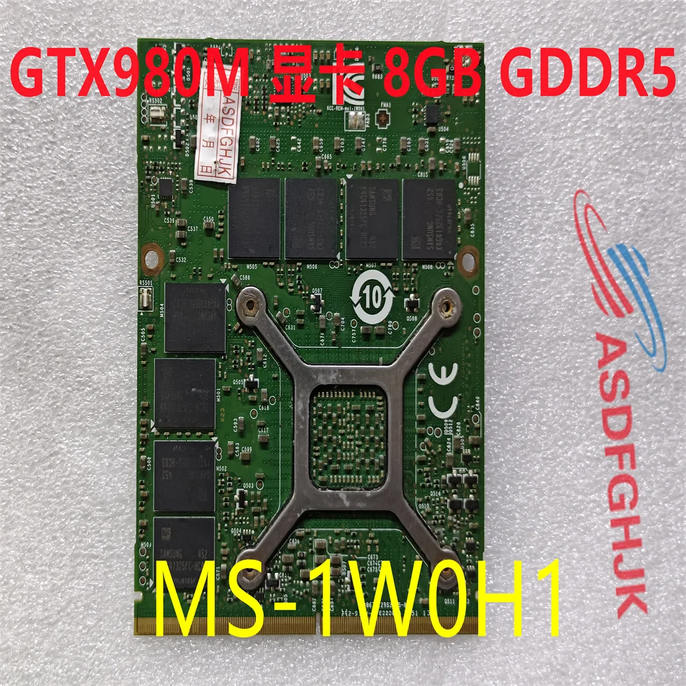 For Laptop MSI GT80 GT72 gt72s gt70 gt60 GTX980M Card 8GB GDDR5 MS-1W0H1
