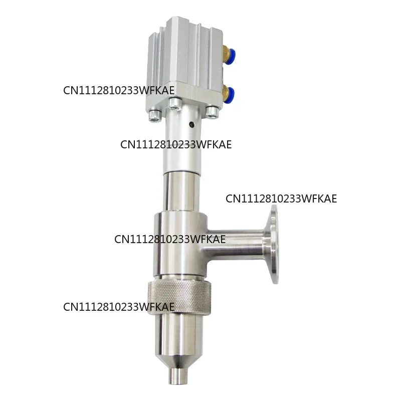 304 Stainless Steel Anti-Drip Filling Head Chuck Straight Head Pneumatic Filling Machine Accessories Discharge Nozzle